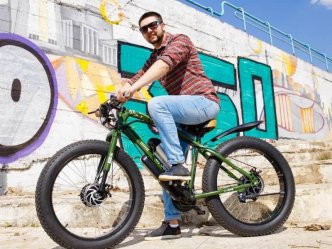 Электровелосипед полноприводный Electro Hybrid JR X2