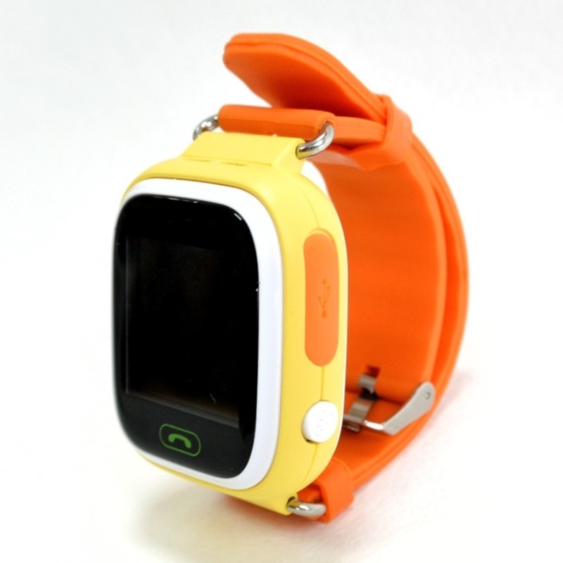 Детские часы Smart baby watch Q80 GW100 желтый