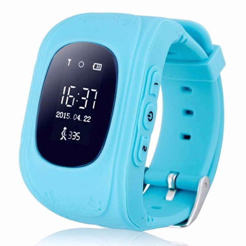 Детские часы Smart Baby Watch Q50 голубые Wonlex