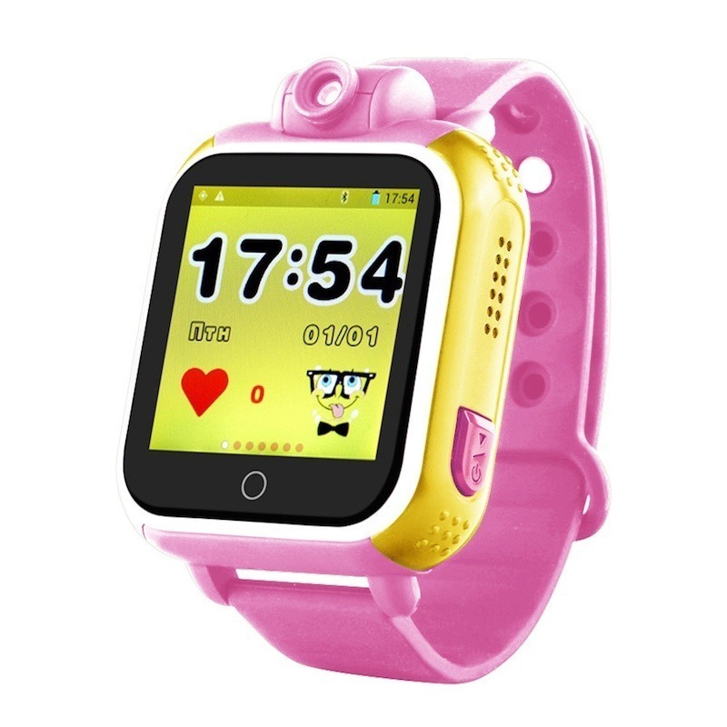 Детские часы Smart baby watch Q75 GW1000 розовые